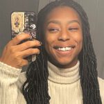 Lilyanna McDade selfie holding phone