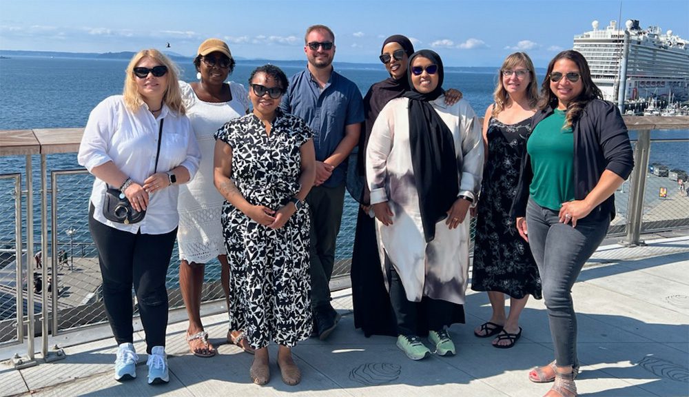 Photo of Paola Fernandez and her HSD team